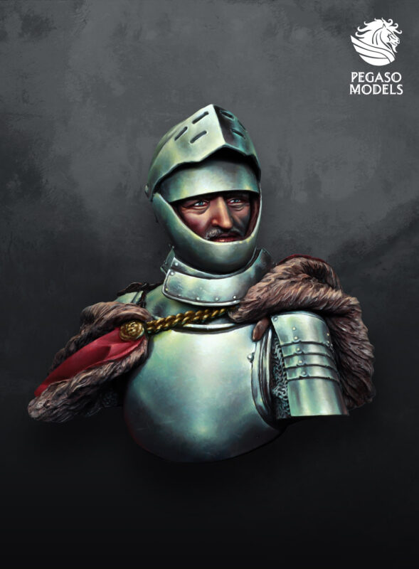 medieval knight bust