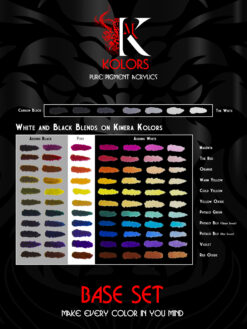 Kimera Kolors - PURE pigments BASE SET - Pegaso World