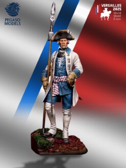 saxon infantry captain 75mm historical miniature