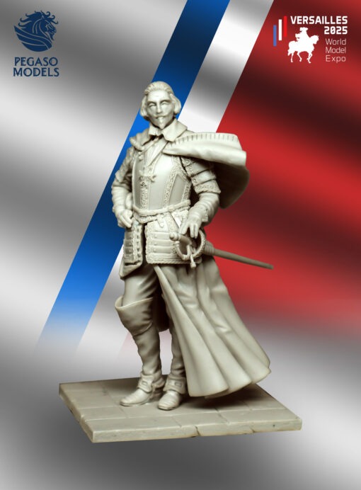 cardinal richelieu 75mm historical miniature