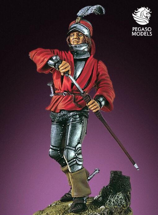 swiss captain 54mm historical miniature