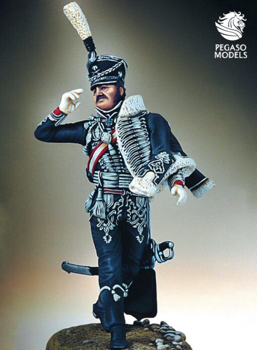 prussian hussar 54mm historical miniature