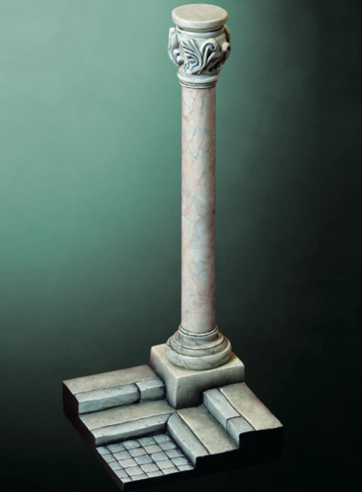 54mm historical miniature scenery