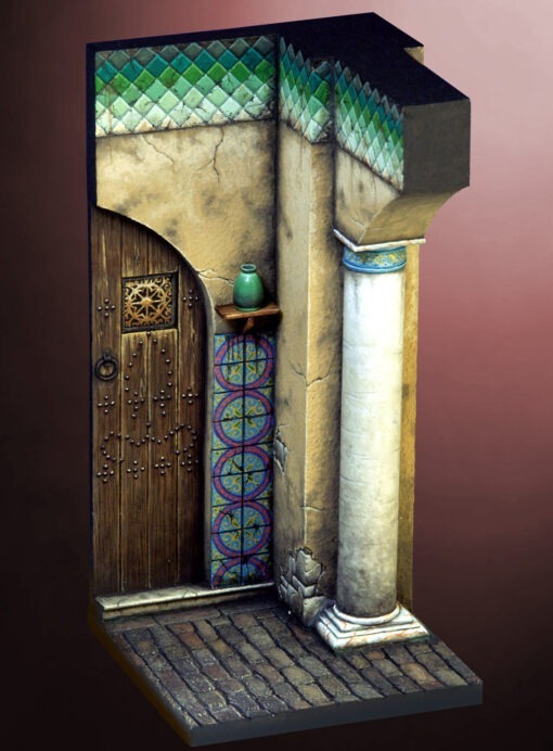 54mm islamic architectural scenery