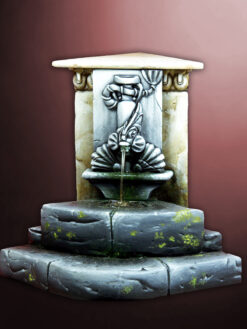 54mm miniature fountain scenery