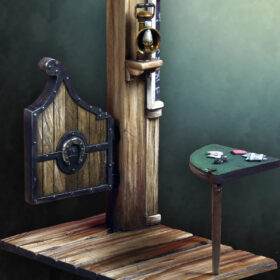 54mm western saloon scenery