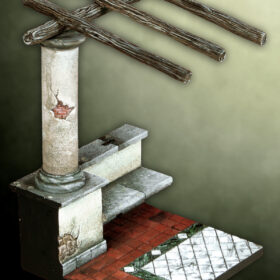 54mm mediterranean scenery