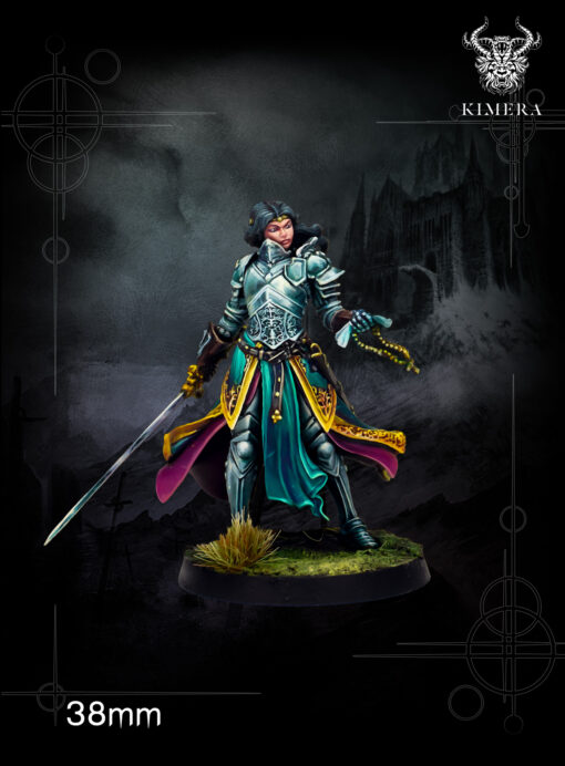 38mm paladin miniature