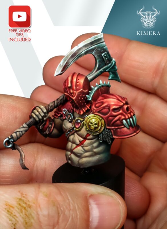 dark fantasy warrior bust