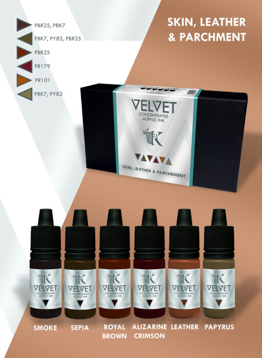 Velvet Inks Skin Leather & Parchment